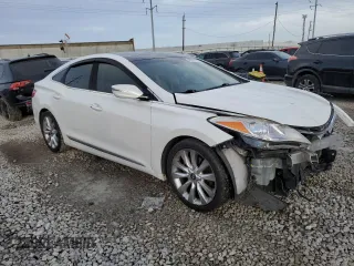 2013 Hyundai Azera with VIN KMHFH4JG2DA232956, listed as a Copart auction lot 46245175 with 59,987 mi miles and Salvage Title. Bid and sale history available at DreamBid. Image 4.