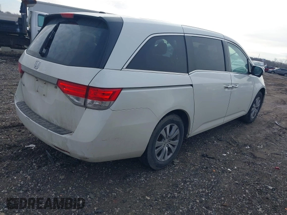 2017 Honda Odyssey EX-L with VIN 5FNRL5H62HB014449, listed as a IAAI auction lot 41736940 with 205,144 mi miles and . Bid and sale history available at DreamBid. Image 4.