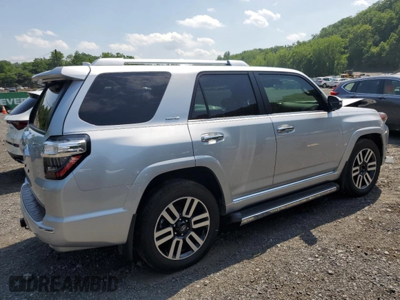 2024 Toyota 4Runner Limited with VIN JTEDU5JR2R5312431, listed as a Copart auction lot 62338495 with 14,492 mi miles and Salvage title. Bid and sale history available at DreamBid. Image 3.