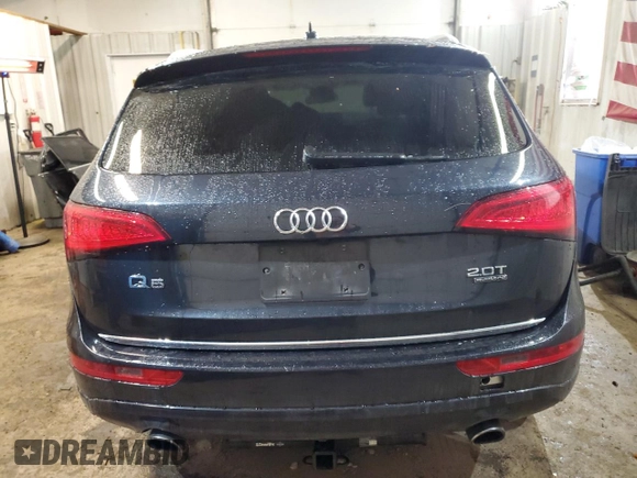2015 Audi Q5 Premium with VIN WA1CFAFP2FA104315, listed as a Copart auction lot 51777475 with Not provided miles and Salvage title. Bid and sale history available at DreamBid. Image 6.