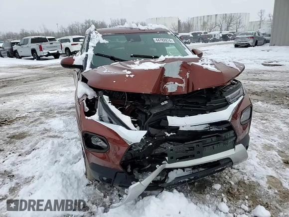 2021 Chevrolet TrailBlazer LT with VIN KL79MRSL2MB097054, listed as a Copart auction lot 44782874 with 18,116 mi miles and . Bid and sale history available at DreamBid. Image 11.