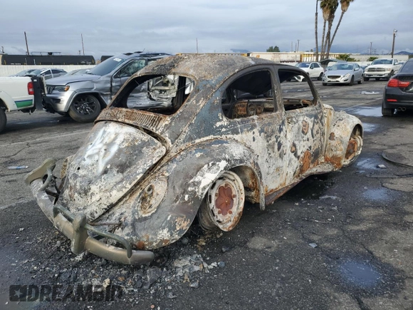 1967 Volkswagen Beetle with VIN 117229214, listed as a Copart auction lot 44974805 with Not provided miles and Non repairable. Bid and sale history available at DreamBid. Image 3.
