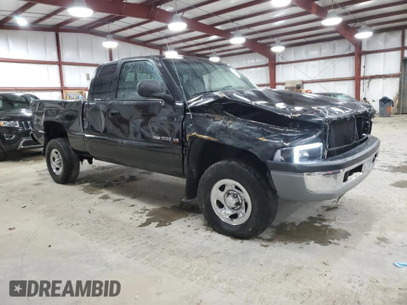 2001 Dodge 1500 with VIN 3B7HC13Y41M575749, listed as a Copart auction lot 52091995 with 228,308 mi miles and Salvage Title. Bid and sale history available at carsss.com. Image 4.