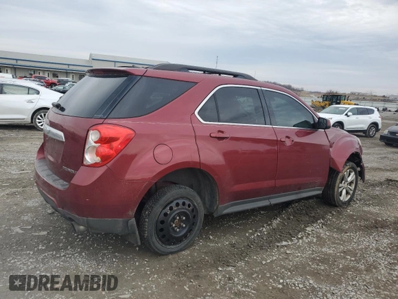 2012 Chevrolet Equinox LT w/2LT with VIN 2GNFLNE58C6350594, listed as a Copart auction lot 42980805 with 205,597 mi miles and Non Repairable. Bid and sale history available at carsss.com. Image 3.