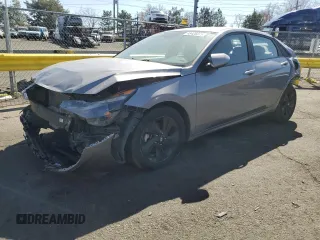 2023 Hyundai Elantra SEL with VIN KMHLM4AG7PU371997, listed as a Copart auction lot 49496675 with 75,387 mi miles and Salvage Title. Bid and sale history available at DreamBid. Image 1.