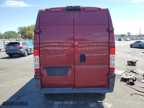 2015 Ram ProMaster Cargo Van with VIN 3C6TRVCG1FE509465, listed as a Copart auction lot 50229115 with 0 mi miles and Salvage Title. Bid and sale history available at carsss.com. Image 6.