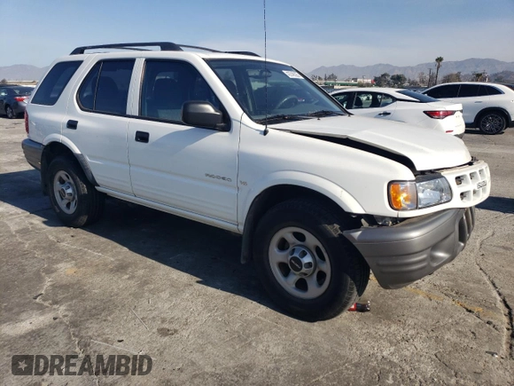 2001 Isuzu Rodeo S with VIN 4S2CK58W914331185, listed as a Copart auction lot 43748225 with 138,882 mi miles and Salvage Title. Bid and sale history available at DreamBid. Image 4.