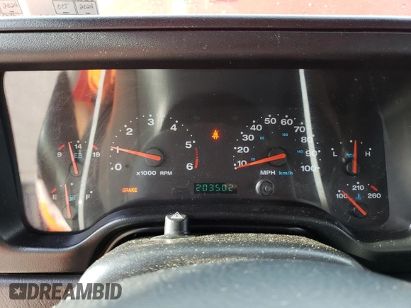 2004 Jeep Wrangler X with VIN 1J4FA39S94P709062, listed as a Copart auction lot 45573034 with 203,502 mi miles and Salvage Title. Bid and sale history available at carsss.com. Image 9.