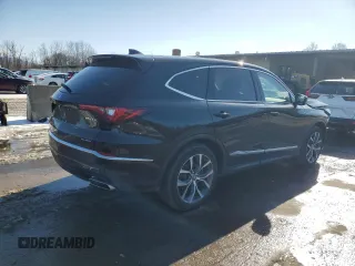 2023 Acura MDX w/Technology Package with VIN 5J8YE1H45PL035564, listed as a Copart auction lot 43819415 with 16,166 mi miles and Salvage Title. Bid and sale history available at carsss.com. Image 3.