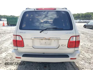 1998 Lexus LX 470 z VIN JT6HT00W3W0021133, wystawiony jako Copart lot #58240065 z przebiegiem 178 185 mil mil oraz Szkoda całkowita • Salvage title. Historia ofert i sprzedaży dostępna na DreamBid. Obrazek 6.