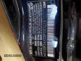 2008 Mercedes-Benz C 300 Sport z VIN WDDGF54X58F041076, wystawiony jako Copart lot #83839164 z przebiegiem 62 048 mil mil oraz Szkoda całkowita • Salvage title. Historia ofert i sprzedaży dostępna na DreamBid. Obrazek 13.
