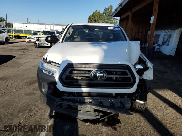 2021 Toyota Tacoma SR with VIN 3TYRX5GN8MT016665, listed as a Copart auction lot 57686725 with 53,631 mi miles and Salvage title. Bid and sale history available at DreamBid. Image 5.