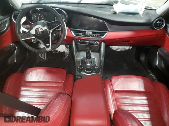 2018 Alfa Romeo Giulia Ti Sport with VIN ZARFAECN5J7576726, listed as a Copart auction lot 44971045 with Not provided miles and Clean title. Bid and sale history available at DreamBid. Image 8.