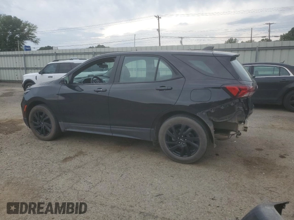 2023 Chevrolet Equinox LS with VIN 3GNAXHEG1PL240540, listed as a Copart auction lot 59758635 with 39,909 mi miles and Salvage title. Bid and sale history available at DreamBid. Image 2.