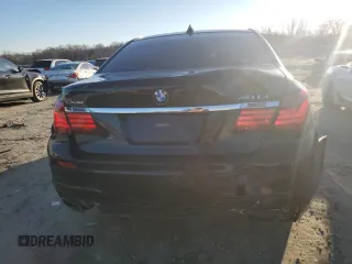 2013 BMW 7 Series 740Li xDrive with VIN WBAYF4C53DD281514, listed as a Copart auction lot 88701085 with 147,588 mi miles and Salvage title. Bid and sale history available at DreamBid. Image 6.