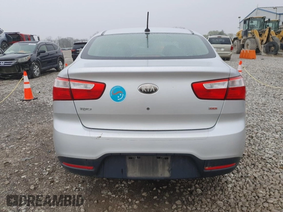2013 Kia Rio LX with VIN KNADM4A37D6248543, listed as a Copart auction lot 51746435 with 73,501 mi miles and Salvage Title. Bid and sale history available at carsss.com. Image 6.