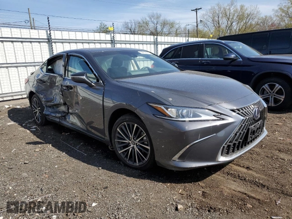 2022 Lexus ES 300h with VIN 58ADA1C16NU025675, listed as a Copart auction lot 54412515 with 33,917 mi miles and Salvage title. Bid and sale history available at DreamBid. Image 4.