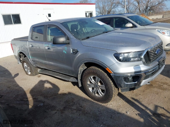 2020 Ford Ranger XL with VIN 1FTER4FH1LLA17053, listed as a IAAI auction lot 41758157 with 39,788 mi miles. Bid and sale history available at carsss.com. Image 1.