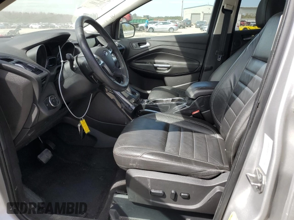 2015 Ford Escape Titanium with VIN 1FMCU0JX6FUA16410, listed as a Copart auction lot 50413715 with 91,701 mi miles and Salvage Title. Bid and sale history available at carsss.com. Image 7.