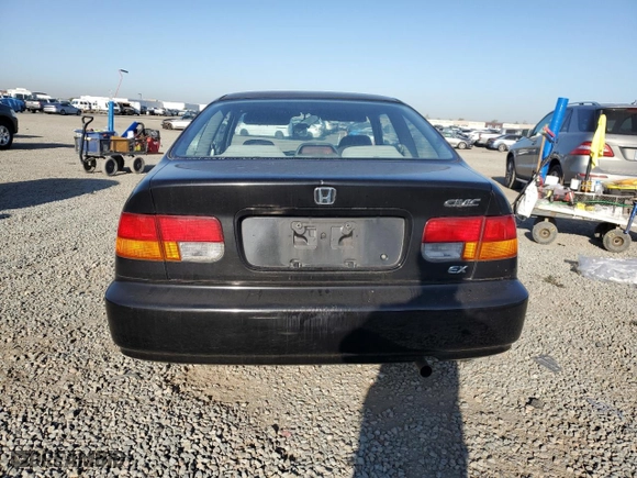 1996 Honda Civic EX with VIN 1HGEJ8240TL045820, listed as a Copart auction lot 52050915 with 239,335 mi miles and Salvage Title. Bid and sale history available at carsss.com. Image 6.