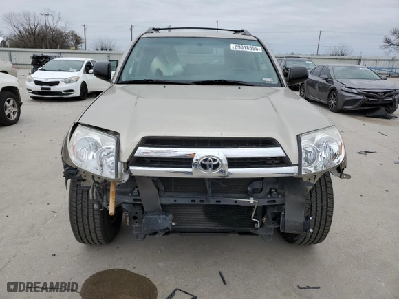 2005 Toyota 4Runner SR5 with VIN JTEZU14R750059821, listed as a Copart auction lot 89018555 with 117,173 mi miles and Salvage Title. Bid and sale history available at carsss.com. Image 5.