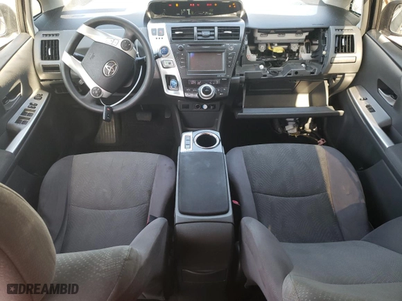 2012 Toyota Prius v Two with VIN JTDZN3EU9C3064594, listed as a Copart auction lot 49477035 with 277,706 mi miles and Salvage Title. Bid and sale history available at carsss.com. Image 8.