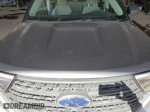 2021 Ford Explorer with VIN 1FMSK7BH9MGB45058, listed as a Copart auction lot 53556535 with 25,383 mi miles and Salvage Title. Bid and sale history available at carsss.com. Image 14.