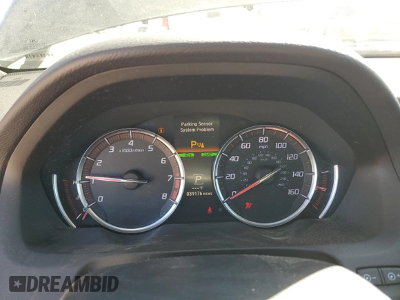 2020 Acura TLX w/A-Spec Pkg with VIN 19UUB3F61LA002283, listed as a Copart auction lot 49169465 with 39,176 mi miles and Salvage Title. Bid and sale history available at carsss.com. Image 9.