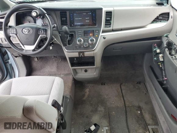 2017 Toyota Sienna LE Auto Access Seat with VIN 5TDKZ3DC6HS772323, listed as a Copart auction lot 45674485 with 50,613 mi miles and Salvage Title. Bid and sale history available at carsss.com. Image 8.