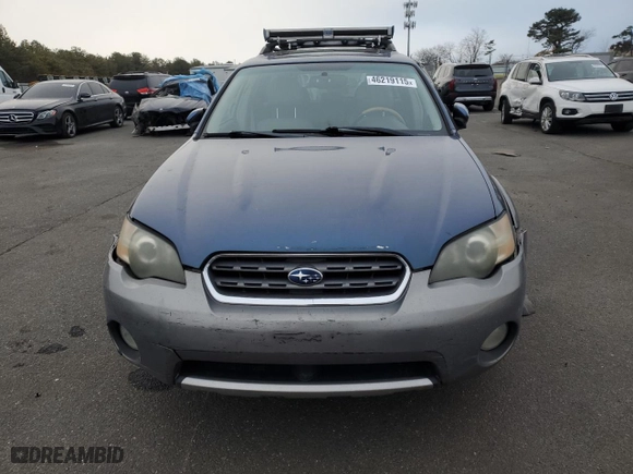 2005 Subaru Legacy Wagon (Natl) Outback R L.L. Bean Edition with VIN 4S4BP86C754346207, listed as a Copart auction lot 46219115 with 191,293 mi miles and Non Repairable. Bid and sale history available at carsss.com. Image 5.