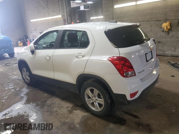 2019 Chevrolet Trax LS with VIN 3GNCJNSBXKL157523, listed as a Copart auction lot 47164505 with 52,560 mi miles and Salvage Title. Bid and sale history available at carsss.com. Image 2.