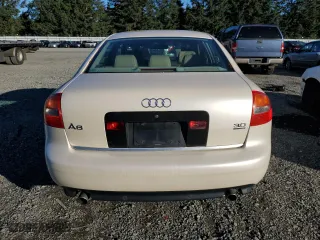 2002 Audi A6 3.0L with VIN WAULT54B62N043421, listed as a Copart auction lot 79695004 with 142,457 mi miles and Clean Title. Bid and sale history available at carsss.com. Image 6.