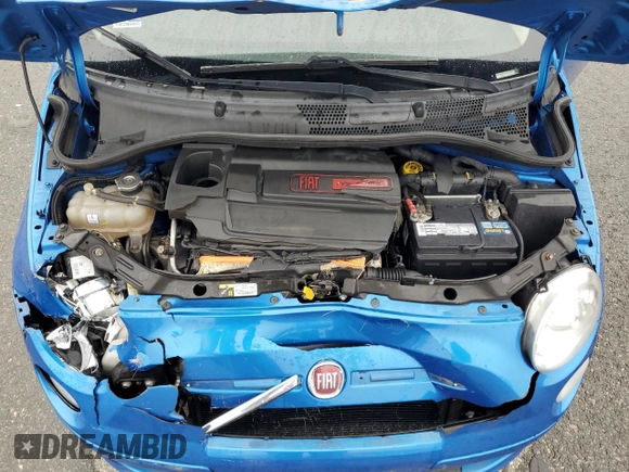 2015 FIAT 500 Pop with VIN 3C3CFFAR2FT613524, listed as a Copart auction lot 49946945 with 144,570 mi miles and Salvage Title. Bid and sale history available at carsss.com. Image 12.