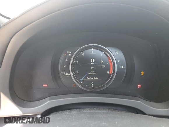 2024 Lexus IS 350 F Sport with VIN JTHGZ1B23R5076464, listed as a Copart auction lot 63102715 with 3,916 mi miles and Salvage title. Bid and sale history available at DreamBid. Image 9.