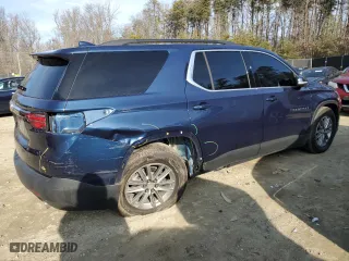 2023 Chevrolet Traverse LT Leather with VIN 1GNEVHKW0PJ191230, listed as a Copart auction lot 86304414 with 54,511 mi miles and Salvage Title. Bid and sale history available at carsss.com. Image 3.