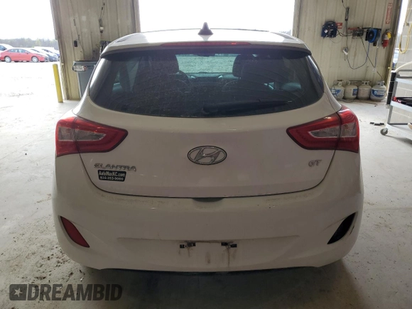 2014 Hyundai Elantra GT with VIN KMHD35LH1EU165767, listed as a Copart auction lot 53121305 with 111,523 mi miles and Salvage Title. Bid and sale history available at carsss.com. Image 6.