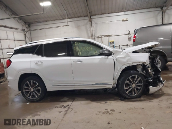 2019 GMC Terrain Denali with VIN 3GKALSEX5KL284619, listed as a IAAI auction lot 41683881 with 96,420 mi miles. Bid and sale history available at carsss.com. Image 13.