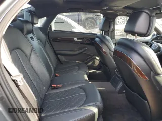 2017 Audi A8 Sport with VIN WAU43AFD2HN018729, listed as a Copart auction lot 46606155 with 88,734 mi miles and Salvage Title. Bid and sale history available at DreamBid. Image 10.