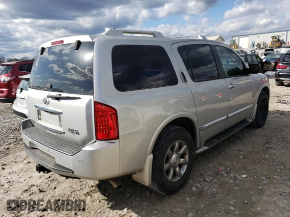 2007 Infiniti QX56 with VIN 5N3AA08C47N802244, listed as a Copart auction lot 87195344 with 0 mi miles and Salvage Title. Bid and sale history available at carsss.com. Image 3.