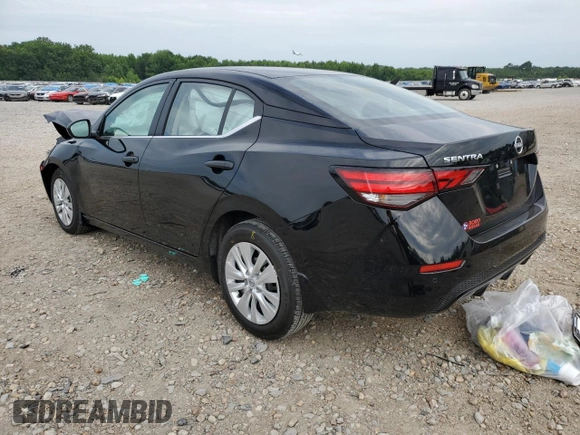 2024 Nissan Sentra S with VIN 3N1AB8BV9RY357625, listed as a Copart auction lot 59694214 with 370 mi miles and Salvage Title. Bid and sale history available at carsss.com. Image 2.