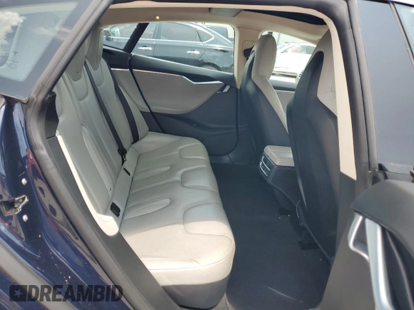 2014 Tesla Model S 60 with VIN 5YJSA1H12EFP61355, listed as a Copart auction lot 59709065 with 109,446 mi miles and Salvage title. Bid and sale history available at DreamBid. Image 10.