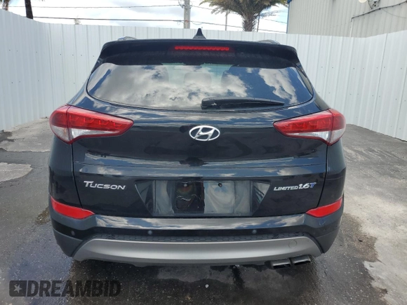 2016 Hyundai Tucson Limited z VIN KM8J33A29GU023790, wystawiony jako Copart lot #56313385 z przebiegiem 93 143 mil mil oraz Czysty tytuł • Clean title. Historia ofert i sprzedaży dostępna na DreamBid. Obrazek 6.