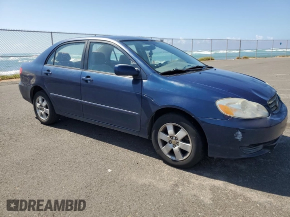 2004 Toyota Corolla CE with VIN 1NXBR38E84Z258728, listed as a Copart auction lot 45179905 with 148,530 mi miles and Salvage Title. Bid and sale history available at DreamBid. Image 4.