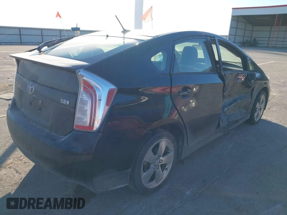 2013 Toyota Prius One with VIN JTDKN3DU4D1646120, listed as a IAAI auction lot 41425501 with 90,294 mi miles. Bid and sale history available at carsss.com. Image 4.