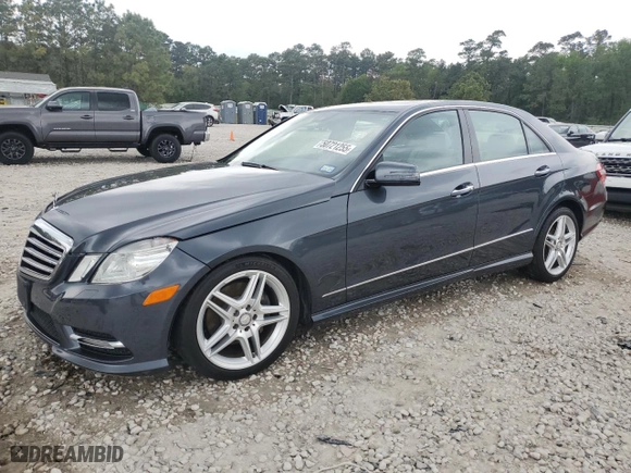 2013 Mercedes-Benz E-Class E 350 Luxury with VIN WDDHF8JBXDA719617, listed as a Copart auction lot 50721255 with 119,710 mi miles and Salvage Title. Bid and sale history available at carsss.com. Image 1.