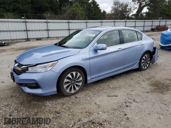 2017 Honda Accord Touring with VIN JHMCR6F74HC021727, listed as a Copart auction lot 63591125 with 99,997 mi miles and Salvage title. Bid and sale history available at DreamBid. Image 1.