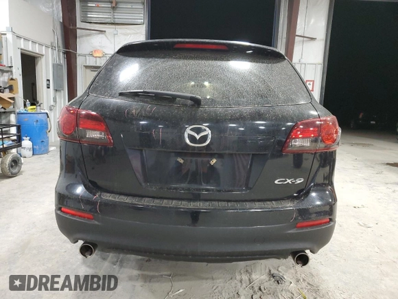 2015 Mazda CX-9 Sport with VIN JM3TB2BA0F0451468, listed as a Copart auction lot 49296095 with 177,693 mi miles and Salvage Title. Bid and sale history available at carsss.com. Image 6.