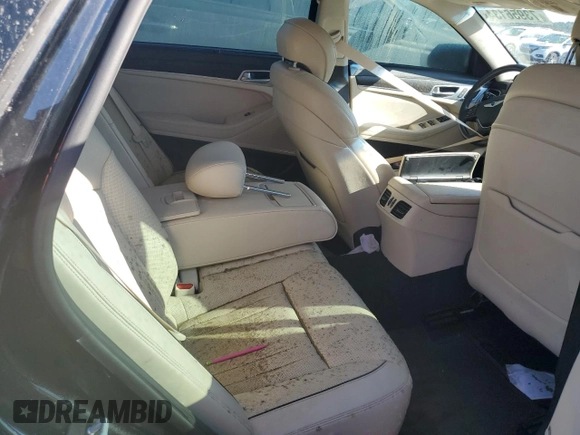 2016 Hyundai Genesis 3.8L with VIN KMHGN4JE9GU121528, listed as a Copart auction lot 73956134 with 0 mi miles and Non Repairable. Bid and sale history available at carsss.com. Image 10.