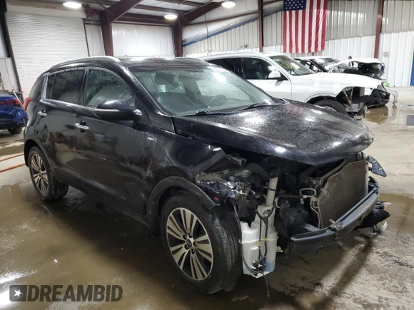2015 Kia Sportage EX with VIN KNDPCCAC3F7712406, listed as a Copart auction lot 54839205 with 108,569 mi miles and Salvage title. Bid and sale history available at DreamBid. Image 4.