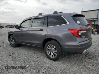 2020 Honda Pilot EX z VIN 5FNYF6H35LB011844, wystawiony jako Copart lot #50884925 z przebiegiem 62 852 mil mil oraz Szkoda całkowita • Salvage title. Historia ofert i sprzedaży dostępna na DreamBid. Obrazek 2.